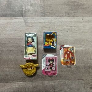Zuru 5 Surprise Disney Mini Brands- LOT of 5 Grogu, Toy Story, Iron Man, Minnie